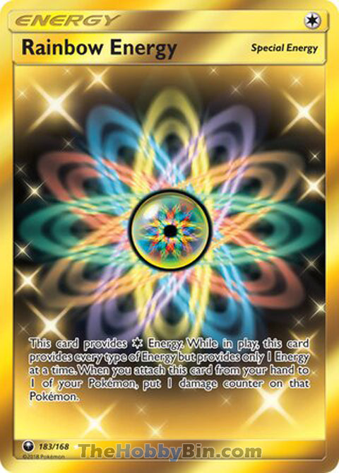 Rainbow Energy #183/168 Secret Rare - Celestial Storm Pokemon card