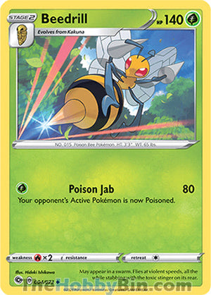 0004 Beedrill Uncommon Champion's Path