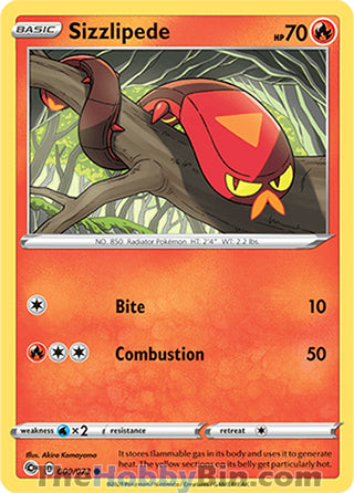0009 Sizzlipede Common Champion's Path