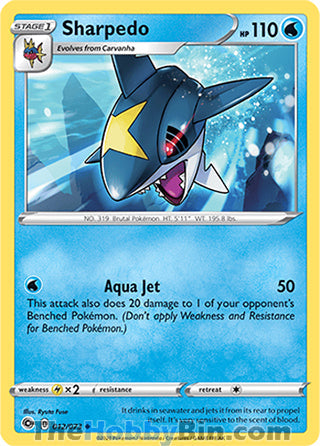 0012 Sharpedo Uncommon Champion's Path