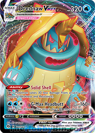 0015 Drednaw VMAX Ultra Rare Champion's Path