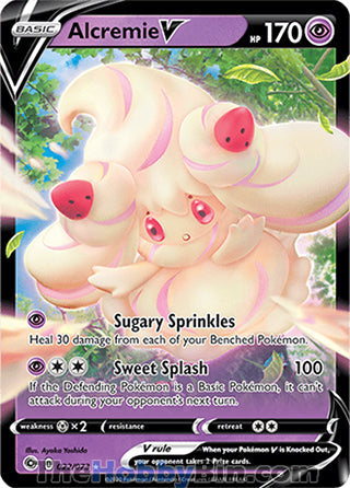 0022 Alcremie V Ultra Rare Champion's Path