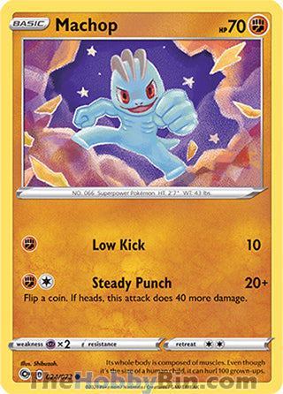 0024 Machop Common Champion's Path