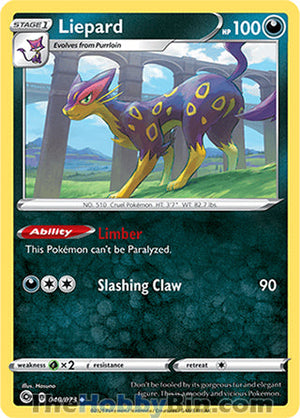 0040 Liepard Uncommon Champion's Path