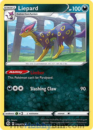 0040 Liepard Uncommon Champion's Path