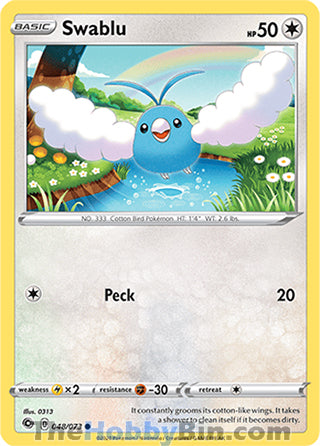 0048 Swablu Common Champion's Path