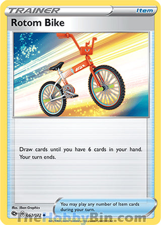 0063 Rotom Bike Uncommon Champion's Path