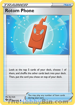 Rotom Phone Champion's Path Uncommon #064/73