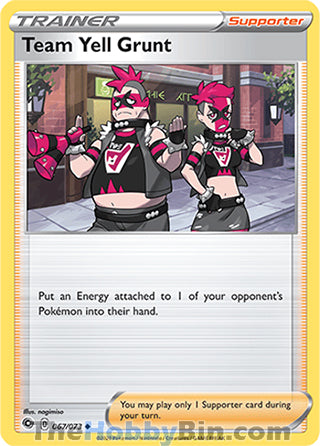 Team Yell Grunt Champion's Path Uncommon #067/73