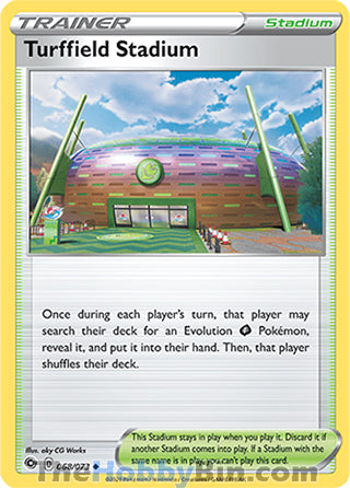 0068 Turffield Stadium Uncommon Champion's Path