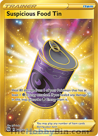 Suspicious Food Tin Champion's Path Secret Rare #080/73