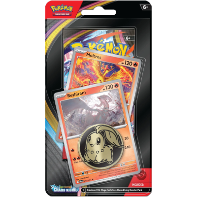 Chaos Rising Checklane Blister Moltres Reshiram