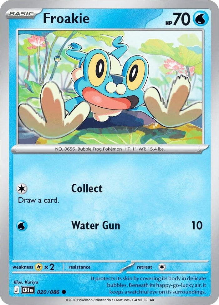 0020 Froakie Common Chaos Rising