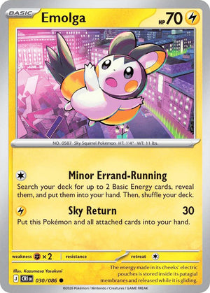 0030 Emolga Common Chaos Rising