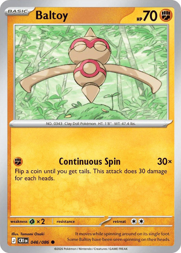 0046 Baltoy Common Chaos Rising