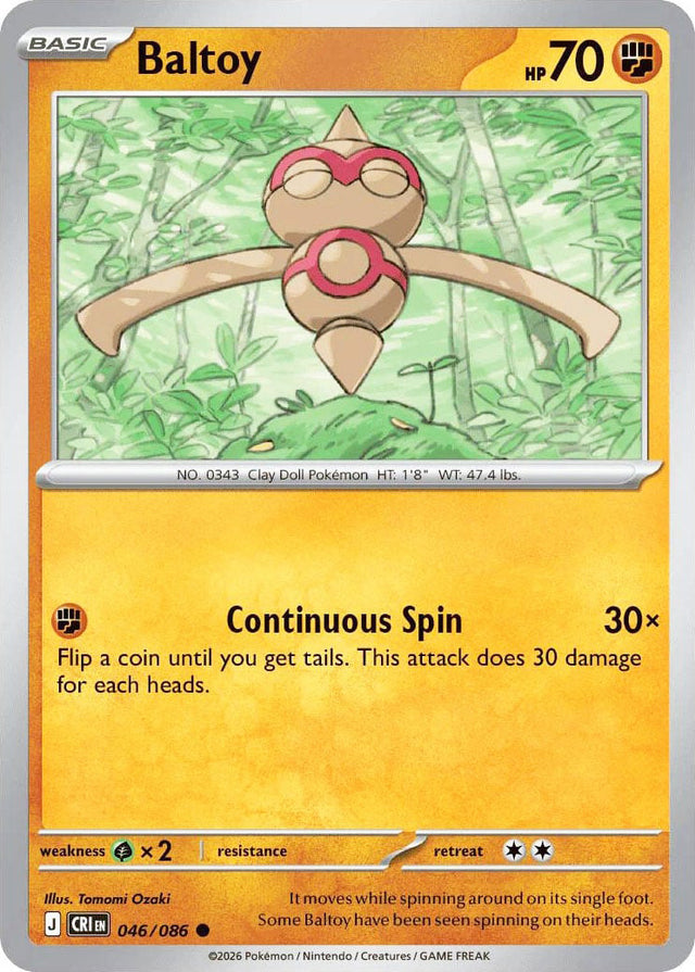0046 Baltoy Common Chaos Rising