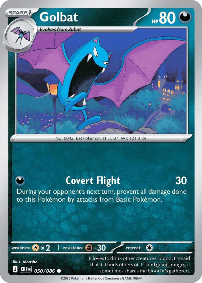 0050 Golbat Common Chaos Rising