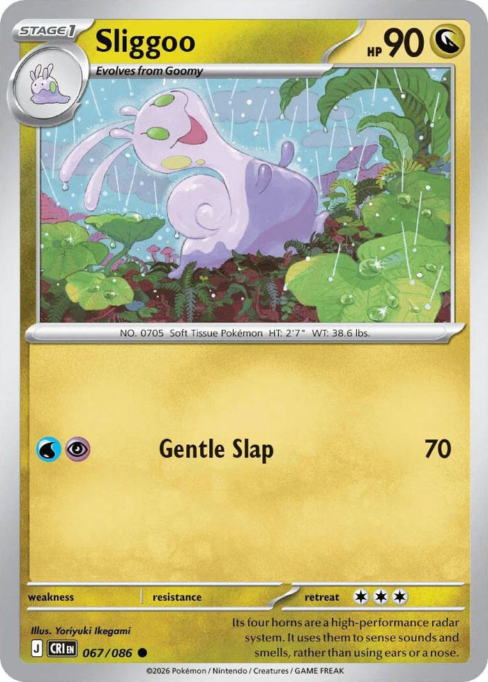 Sliggoo #067/086 Common - Chaos Rising Pokemon card