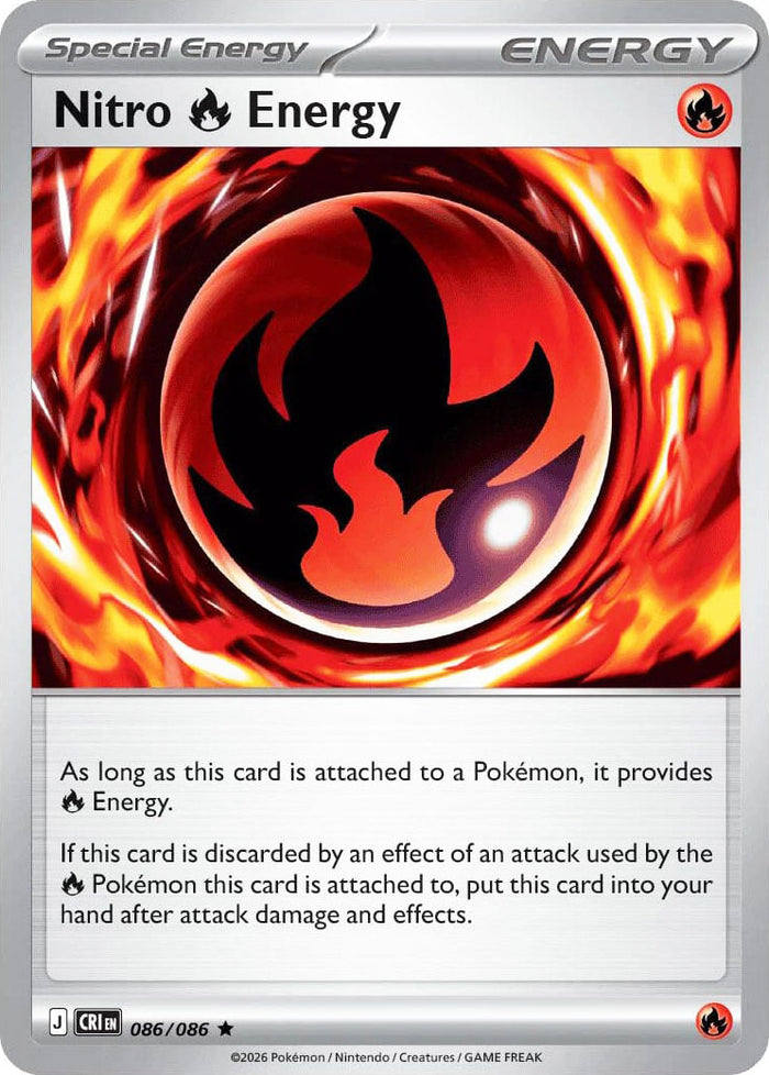 0086 Nitro Fire Energy Rare Chaos Rising