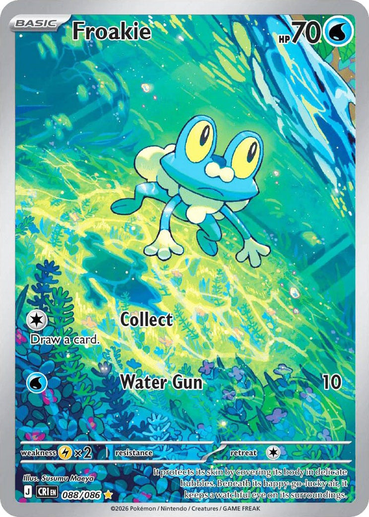 0088 Froakie Illustration Rare Chaos Rising