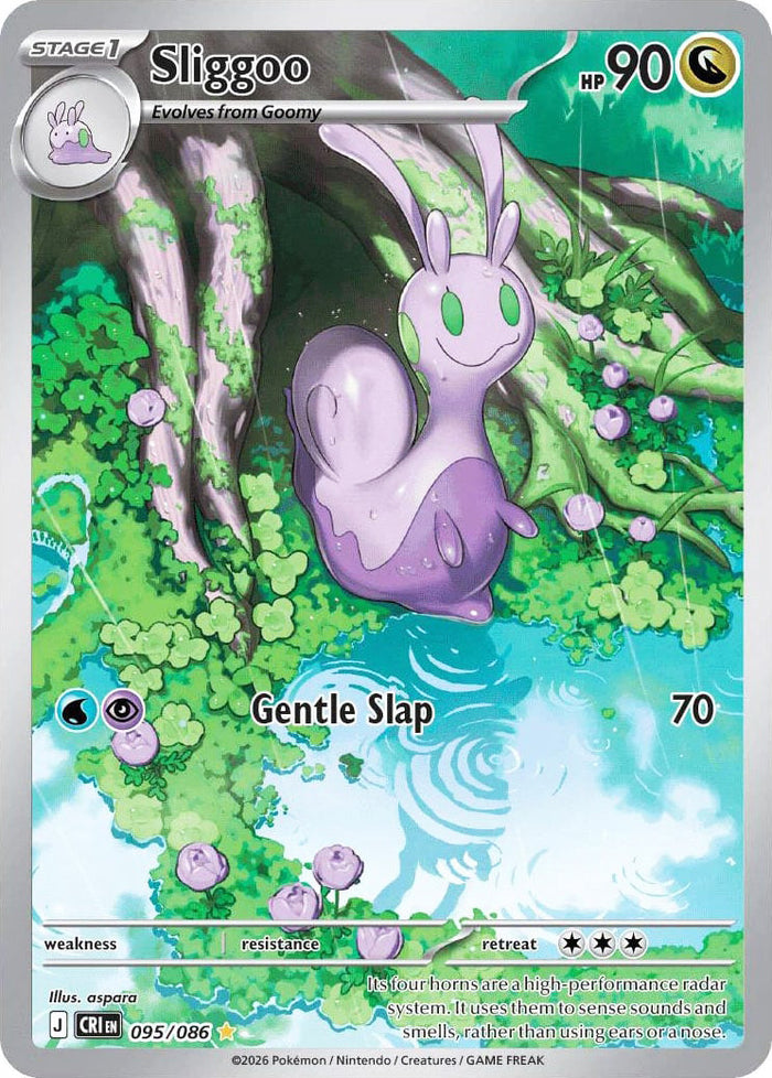 Sliggoo #095/086 Illustration Rare - Chaos Rising Pokemon card