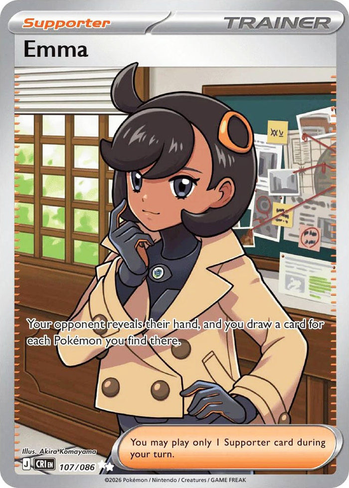 Emma #107/086 Ultra Rare - Chaos Rising Pokemon card