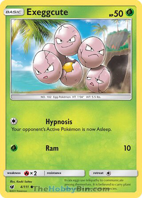 Exeggcute Crimson Invasion Common #4/111