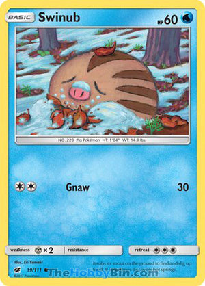 0019 Swinub Common Crimson Invasion