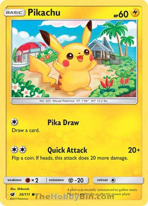 Pikachu Crimson Invasion Common #30/111