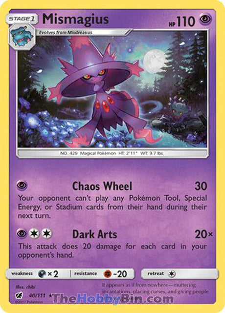 Mismagius Crimson Invasion Rare #40/111