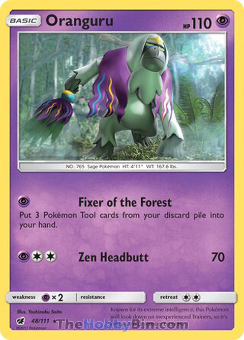 Oranguru #48/111 Rare - Crimson Invasion Pokemon card