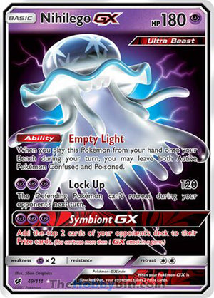 0049 Nihilego GX Ultra Rare Crimson Invasion