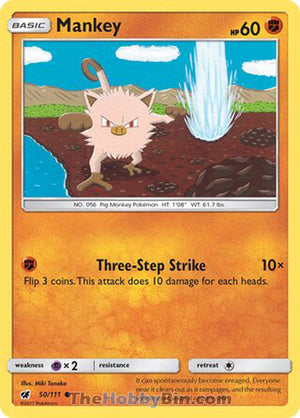 0050 Mankey Common Crimson Invasion