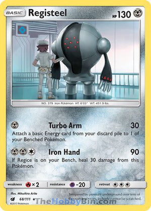 0068 Registeel Rare Crimson Invasion
