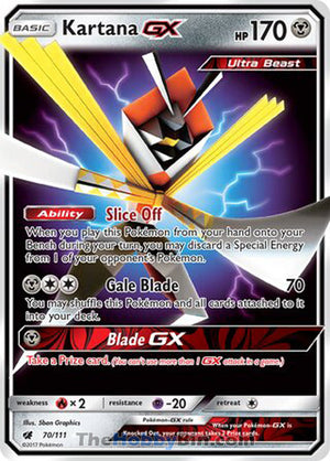 0070 Kartana GX Ultra Rare Crimson Invasion