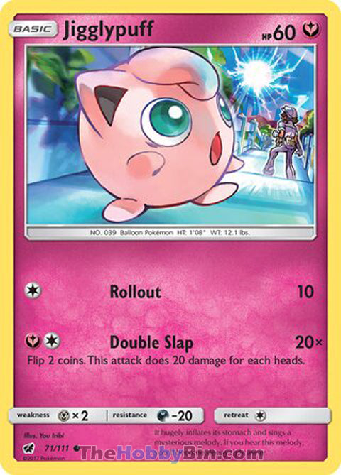 Jigglypuff #71/111 Common - Crimson Invasion Pokemon card