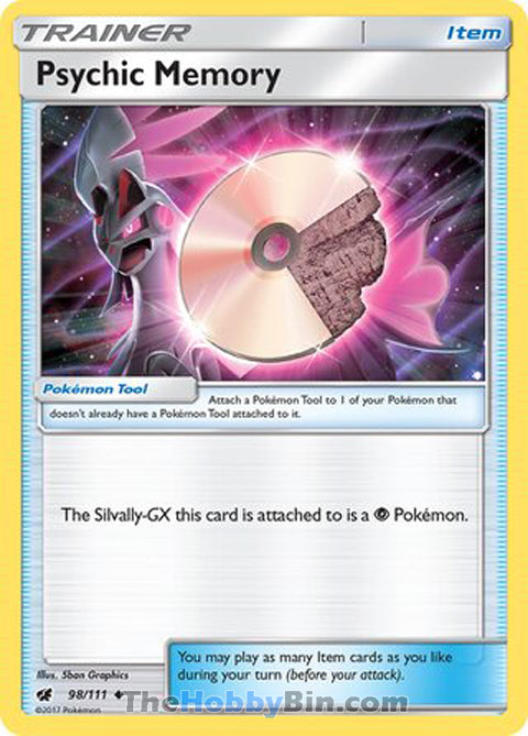 Psychic Memory #98/111 Uncommon - Crimson Invasion Pokemon card