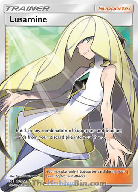 Lusamine Crimson Invasion Ultra Rare #110/111