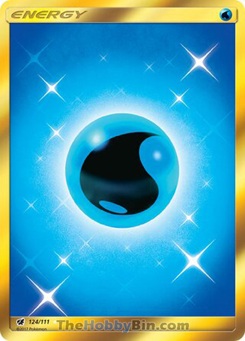 Water Energy #124/111 Secret Rare - Crimson Invasion Pokemon card