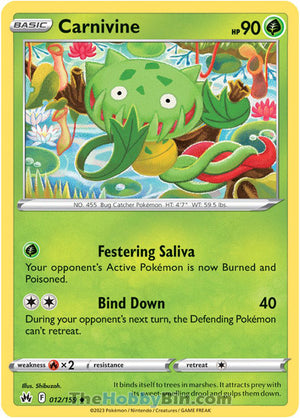 0012 Carnivine Uncommon Crown Zenith