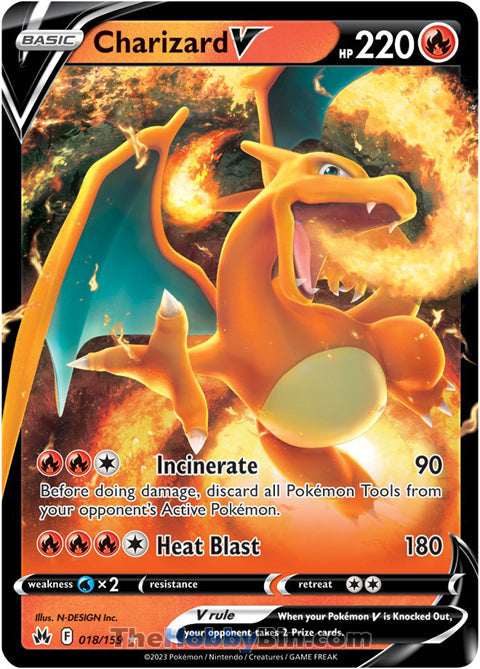 Charizard V Crown Zenith Ultra Rare #018/159