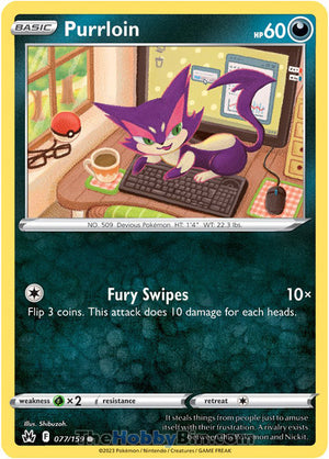 0077 Purrloin Common Crown Zenith
