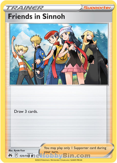 Friends in Sinnoh #131/159 Uncommon - Crown Zenith Pokemon card