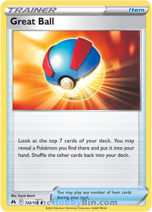 0132 Great Ball Uncommon Crown Zenith