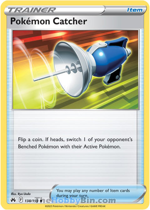 Pokemon Catcher #138/159 Uncommon - Crown Zenith Pokemon card