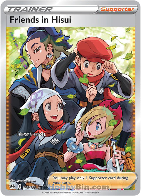 Friends in Hisui #148/159 Ultra Rare - Crown Zenith Pokemon card