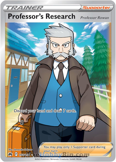 Professor's Research #150/159 Ultra Rare - Crown Zenith Pokemon card