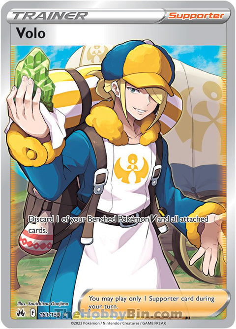 Volo #151/159 Ultra Rare - Crown Zenith Pokemon card