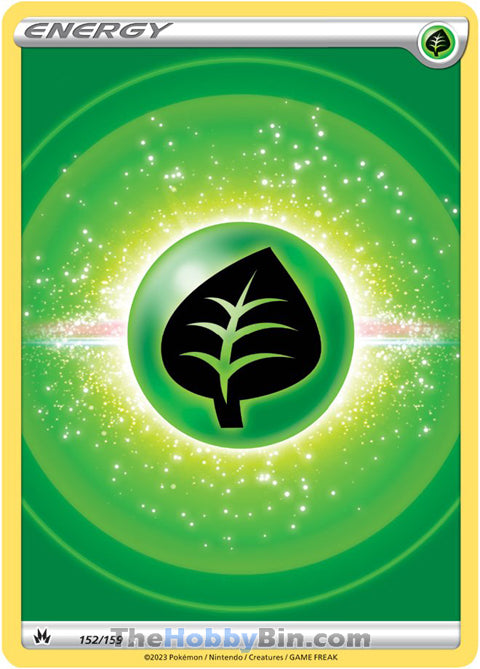 Grass Energy #152/159 Ultra Rare - Crown Zenith Pokemon card