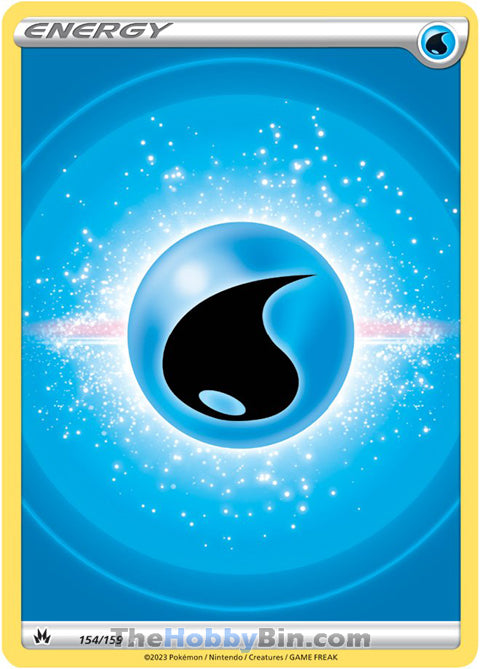 Water Energy #154/159 Ultra Rare - Crown Zenith Pokemon card